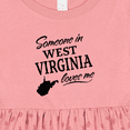 thumbnail image 4 of Inktastic Someone in West Virginia Loves Me Girls Baby Dress, 4 of 5