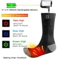 thumbnail image 3 of Venoro Electric Heated Socks Men Women Winter Thermal Warm Rechargeable Battery Skiing, 3 of 14
