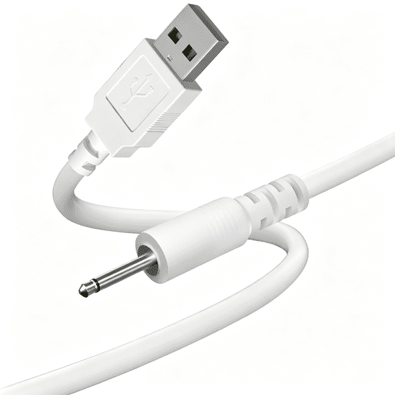 GJX Vibrator Charger for Wand Massager,Adult Toys,Rechargeable Personal Massager Charger Cord,Replacement Usb Dc Charging Cable,2.5Mm Fast Massager Vibrating Charger Adapter Cord