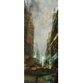 thumbnail image 2 of Roko, Ken 12x24 Black Ornate Wood Framed with Double Matting Museum Art Print Titled - City Ride, 2 of 4