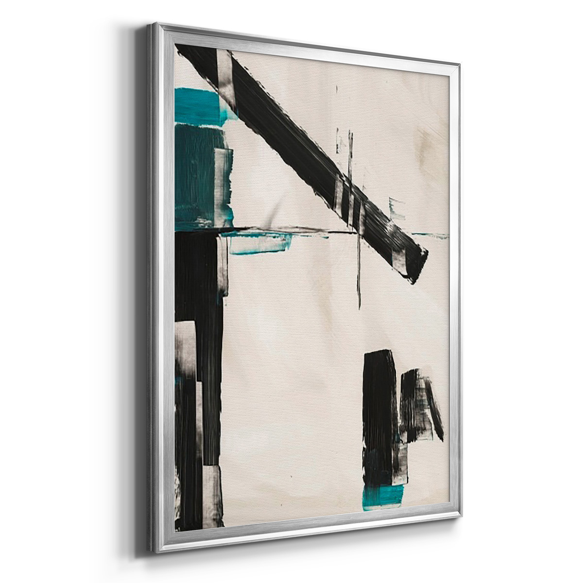 Geometry Notes III Premium Framed Print, in Gold, Black, or Silver - Ready to Hang