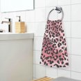 thumbnail image 5 of Dreamtimes Pink Leopard Print Cheetah Tie Dye Hand Towels for Bathroom 100% Cotton 2 pcs Face Towel 16 x 28 inch, Absorbent Soft & Skin-Friendly, 5 of 6