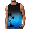 thumbnail image 1 of Zmoon Gilet de Vacances pour Hommes en Impression Numérique 3D Style de Rue Ample Plage Cocotier, 1 of 4