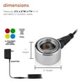 thumbnail image 2 of Alpine Corporation Indoor/Outdoor 10 Watt Submersible Halogen Light with Transformer for Ponds and Fountains, 2 of 5