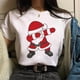 thumbnail image 1 of Camiseta con estampado de árbol de Navidad para mujer, ropa femenina de cuello redondo, Top de Modal de manga corta, regalo de Feliz Navidad, 1 of 5