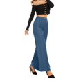 thumbnail image 4 of Pantalones anchos FUNYYZO Pantalones de negocios de cintura alta para mujer, 4 of 7