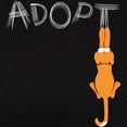 thumbnail image 3 of CafePress - Adopt Cats Rusty™ T Shirt - Women's Traditional Fit Dark T-Shirt, 3 of 4