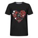 thumbnail image 4 of Camisas de Manga Larga para Hombres Imprimir Casual Cuello Redondo Blusa de Manga Corta, Camisas de Lino para Hombres, 4 of 8