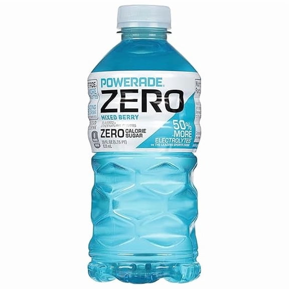 2 x POWERADE Mixed Berry Zero, 28 Fl oz