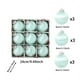 thumbnail image 3 of Adornos Navideos Para El Rbol, Juego De 9 Piezas De Plstico Transparente Con Aspecto De Cristal, Decoracin Festiva Para El Hogar, Ideales Para Decorar Rboles De Navidad., UKHBMC, 3 of 8