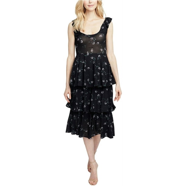 Vestido con volantes Rachel Roy Azul Pequeño
