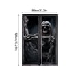 thumbnail image 2 of Great promotion! Halloween Decoration Horror Halloween Curtain Scary Halloween Window Poster Decorations For Window Door,Halloween Party Decorations Indoor Outdoo, 2 of 2