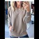 thumbnail image 4 of Sudadera Informal de Larga con Cuello Redondo para Mujer, Sudadera Holgada XXL, 4 of 8