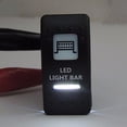 thumbnail image 2 of LED Light Bar Rocker Switch for Can-Am Commander Max Maverick x3 Defender Polaris Ranger RZR 4 XP 800 900 1000 ATV UTV Toggle Switch 3 Pin UTV ON-Off 20A/12V LED Light Bar Carling Rocker Switches, 2 of 5