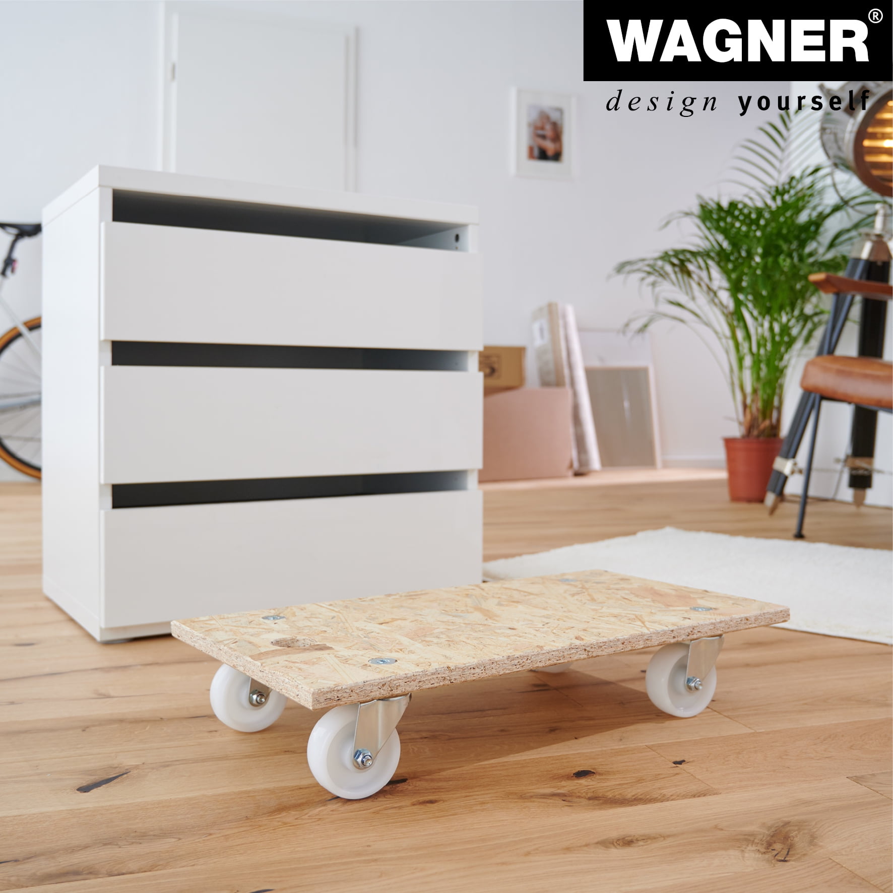 WAGNER design yourself 64-1141 Furniture Moving Dolly 550 lb. capacity, 23'L x 12'W