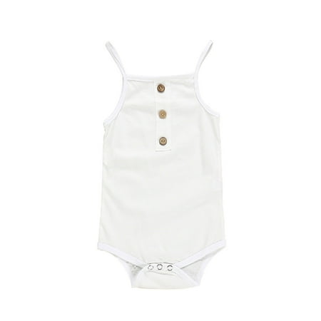 

MPWEGNP Boys Strap Clothes Girls Bodysuit Baby Sleeveless Romper Solid Boys Romper&Jumpsuit 18 Months Boy Clothes Grandpa Baby Bodysuit Girl Modern