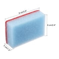 thumbnail image 4 of Uxcell Household Sponge Bowl Dish Wash Cleaning Pad Assorted Color 5 Pack, 4 of 7