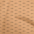 thumbnail image 1 of oneOone Cotton Jersey Orange Fabric Fish Sewing Material Print Fabric By The Yard 58 Inch Wide, 1 of 5
