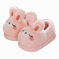 thumbnail image 7 of HCNTES Toddler Slippers Litte/Big Kids Cute Design House Shoes Baby Girls Boys Plush Indoor Slipper Washable Children's Soft Winter Warm Shoes(Pink,12.5), 7 of 7