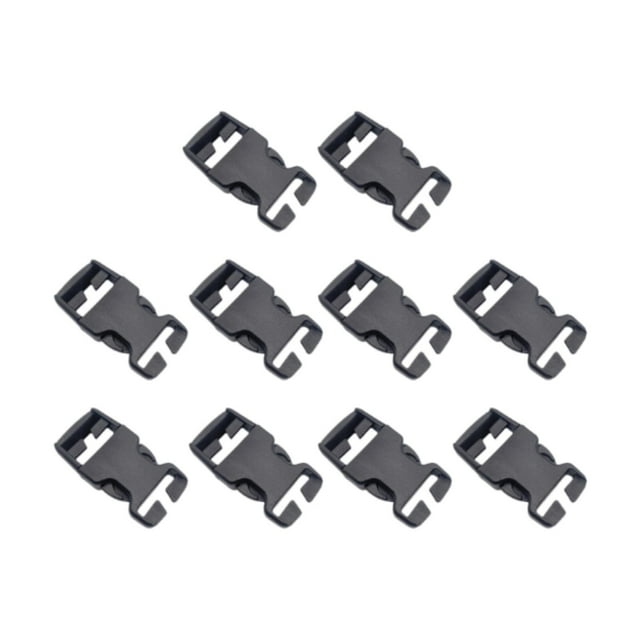 GUOOL 10Pcs Quick Release Buckles No Sewing Required Buckles Non Slip Replacement Repairing DIY Side Buckle for Backpack Fanny Pack 6.7cmx2.6cm