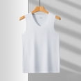 thumbnail image 6 of Qiyinn Men's V Neck Tank Top Slim Fitted Workout Gym Sleeveless Muscle Shirts Summer Undershirts, 6 of 6