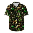 thumbnail image 5 of Elvqul Mens Shirts Button up Christmas Ugly Short Sleeve Printed Shirts for Men, 5 of 5