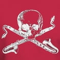 thumbnail image 3 of CafePress - Bass Clarinet Basset Horn Pirate Dark T Shirt - Men's Classic Graphic Cotton T-Shirt, 3 of 4