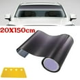 thumbnail image 5 of Car Sun Visor Windscreen Film Tint Strip BLACK CLEAR Sunvisor Windshield Camper, 5 of 8
