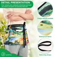 thumbnail image 4 of Yayeee Waist Apron with Pockets for Cooking Waterproof Half Server Aprons, Art Field, 4 of 7