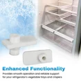 thumbnail image 5 of For Lg Refrigerator Vegetable Tray Crisper Kit Drawer Wheel Mount Mcr620965 L+R, 5 of 6
