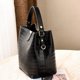 thumbnail image 4 of LHSHID Vintage Crocodile Pattern Bucket Bag Women PU Leather Shoulder Bag Big Capacity Handbag Luxury Crossbody Bag Advanced Lady Purse, 4 of 6
