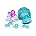 thumbnail image 2 of Combo patines Sweet Rocket con mochila y protecciones Junior blanco M ajustable de talla 22 a 24, 2 of 3