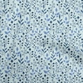 thumbnail image 1 of oneOone Cotton Poplin Twill Light Blue Fabric Leaves Fabric For Sewing Printed Craft Fabric By The Yard 56 Inch Wide, 1 of 4