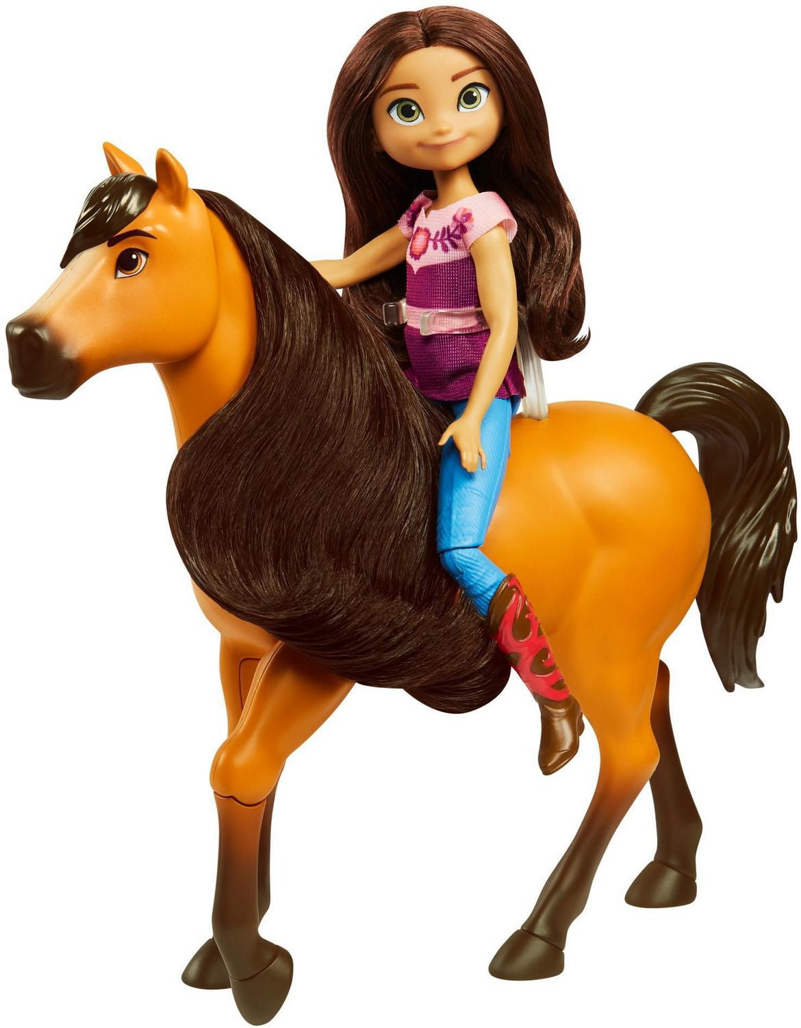Spirit Untamed Nuzzle & Play Lucky Doll & Spirit Horse