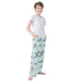 thumbnail image 3 of FORMRS Boys Pajama Pants with Pockets Size 11-12Y Kids Lounge Sleep Bottoms, Ice Hockey, 3 of 8