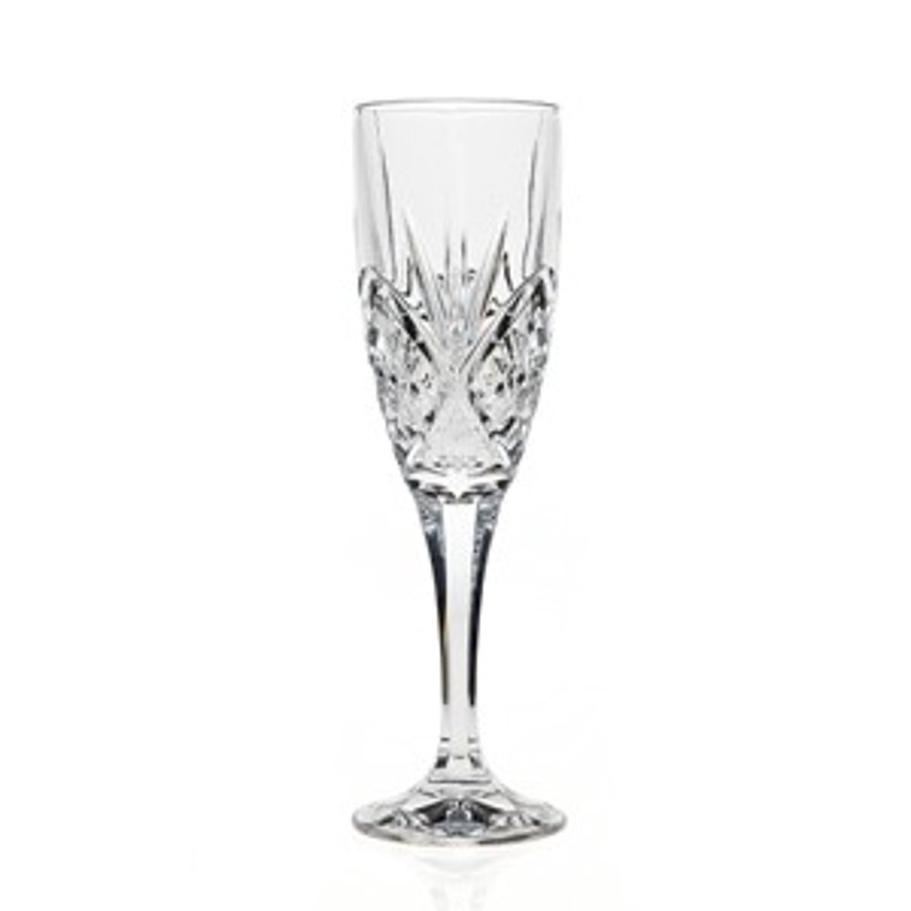 Dublin 6 oz. NonLeaded Crystal Champagne Flutes, Set of 4 Walmart