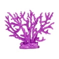 thumbnail image 2 of Purple Artificial Coral, Fish Tank Aquarium Decoration, Realistic Coral Reef Ornament for Fish Tank, Safe Hideout for Fish Shrimp Freshwater Saltwater, 3.9x3 Inch, 2 of 6