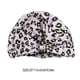 thumbnail image 4 of Gorros de baño para ducha, estampado de flores, impermeable, reutilizable, cubierta con dobladillo elástico, gorro de baño, gorro rizado, Juegos de accesorios de baño Estampado de leopardo rosa Bearachild HA062078-09B, 4 of 6
