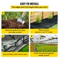 thumbnail image 5 of BENTISM Weed Barrier Landscape Fabric Geotextile Underlayment 6 x 250 ft PP Woven, 5 of 9