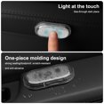 thumbnail image 1 of Car Touch Light Rechargeable Bright LED Auto Ceiling Lamps Automobile Interior Sticky Atmosphere Inspection Lighting Foot 2PCS Blue Light, 1 of 6
