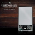 thumbnail image 2 of Ivation 34 Bottle Wine Cooler, Freestanding Wine Refrigerator W/ Lock - Black, 2 of 7