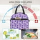 thumbnail image 4 of Disketp Violet Lonchera Térmica para Mujer y Hombre, Bolsa de Almuerzo Reutilizable e Impermeable para Trabajo, Viajes y Picnic, 4 of 7