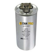 TitanPro TRCFD455 HVAC Round Dual Motor Run Capacitor. 45/5 MFD/UF440/370 Volts