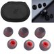 thumbnail image 1 of 6 uds auriculares internos de silicona reemplazo para auriculares KZ (gris + rojo), 1 of 8