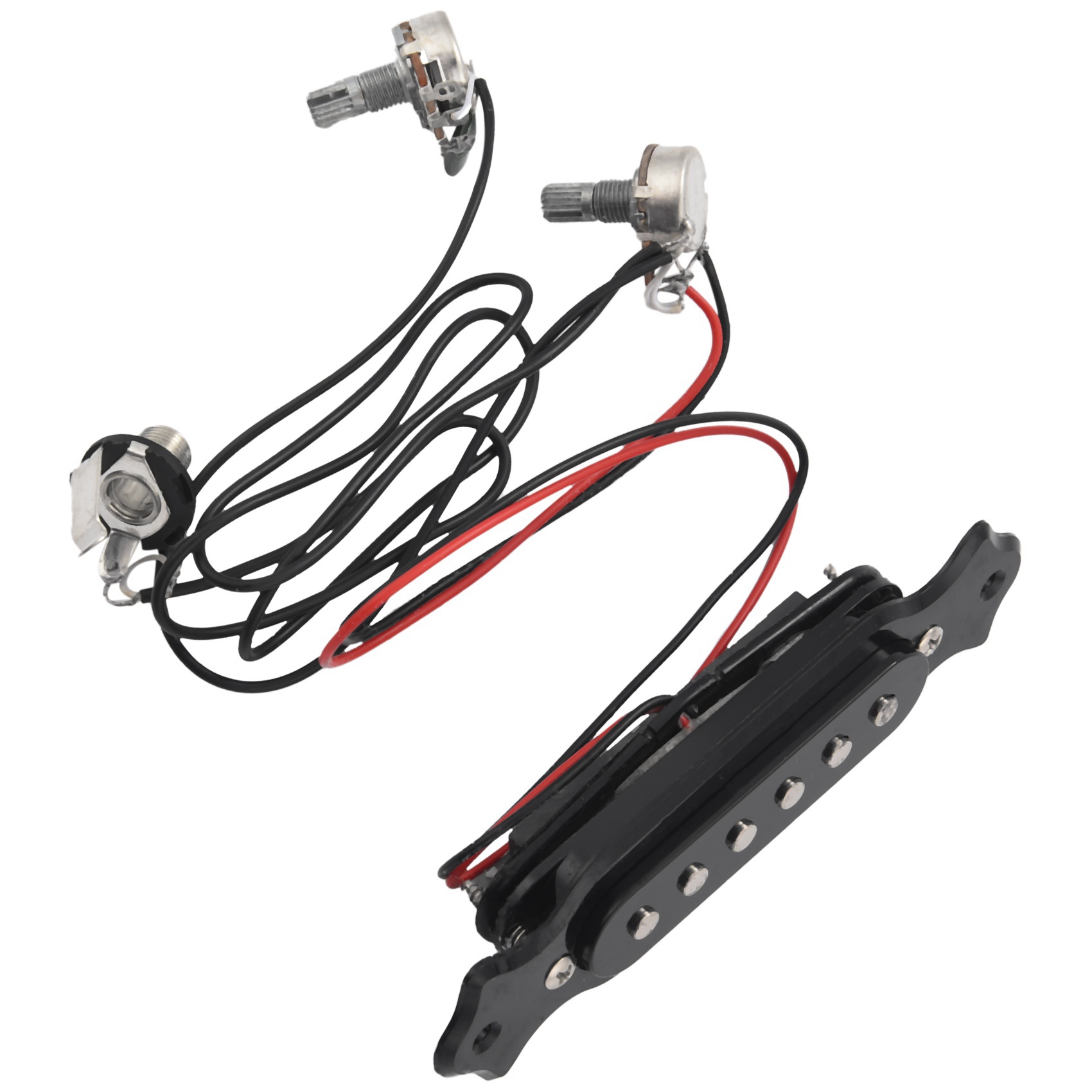 10X Magnetic Acoustic Pickup for Guitar Black