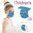 thumbnail image 3 of 50 mascarillas para niños de 3 capas no tejidas, protectoras, transpirables, para niños y niñas, escuela al aire libre, 3 of 3