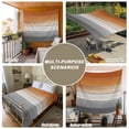 thumbnail image 6 of Orange Gray Large Tapestry for Bedroom Wall Hanging Tapestry, Farmhouse Retro Gradient Wooden Grain Ceiling Backdrop Tapestries Poster Blanket Wall Decor for Teens Room Living Room Dorm 100" x 59", 6 of 8