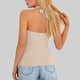 thumbnail image 5 of Tops Casuales sin Mangas para las Mujeres V Cuello Blusa Plegado Vendaje Suéter de Verano Damas Camisa Diaria, 5 of 9