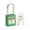Light Green, variant on Uxcell Lockout Tagout Padlock Shackle Keyed Padlocks Steel Nylon Orange 1pcs