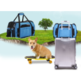 thumbnail image 4 of Bolsa para perros y gatos Bolsa para mascotas pequeña Bolsa de hombro transpirable Suave, liviana y cómoda Adecuada para camionetas, trenes y aviones (Azul, 43*23*29cm) JAMW Sencillez, 4 of 4